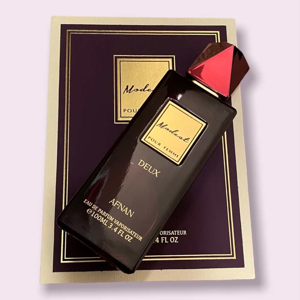 Afnan Modest Deux Pour Femme For Women Berry Chocolate Gourmand Vanilla Amber